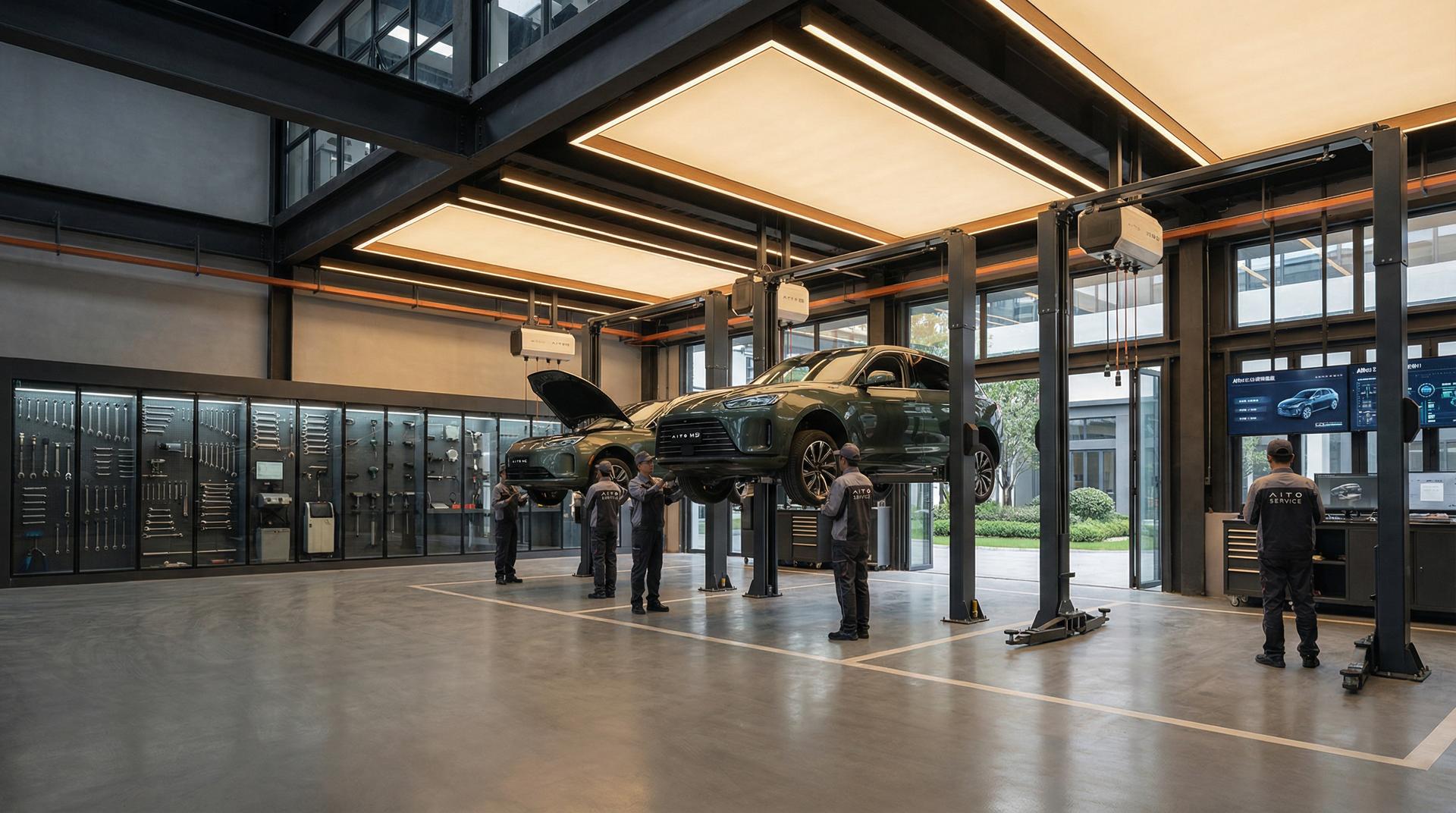 鉴黄师视频修车改装工作室